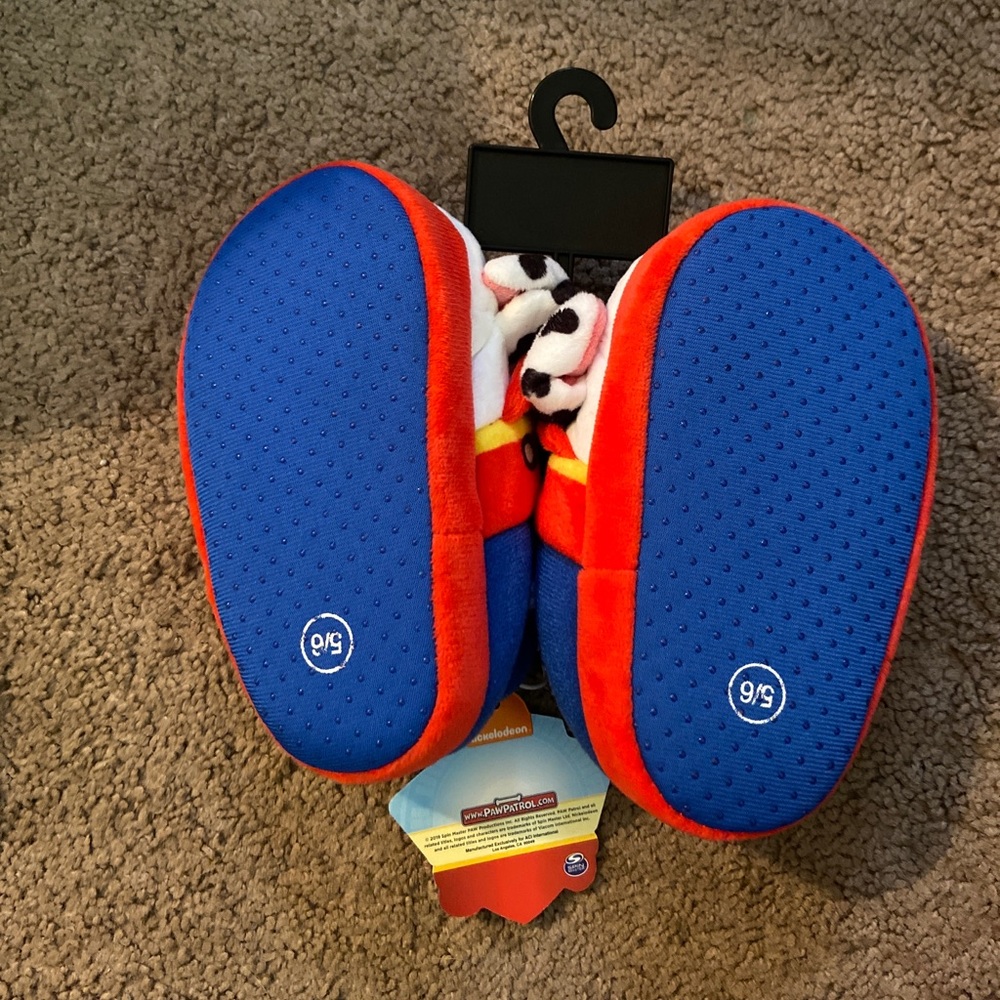 Brand new Paw Patrol slippers. Size 5/6.